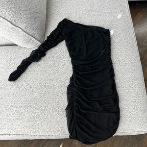 A right arm sheer sleeve black formal dress from Windsor. Size 2!